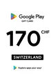 Google Play 170 CHF Gift Card (Switzerland) thumb 2