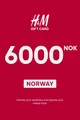 H&M 6000 NOK Gift Card (Norway) thumb 2