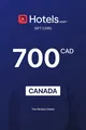 Hotels.com 700 CAD Gift Card (Canada) thumb 2