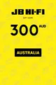 JB Hi-Fi 300 AUD Gift Card (Australia) thumb 2