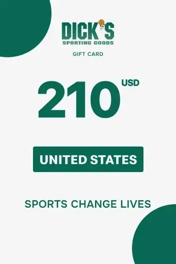 Dick's Sporting Goods 210 USD Gift Card (United States) gallery image 2