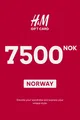 H&M 7500 NOK Gift Card (Norway) thumb 2