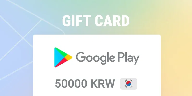 Google Play 50000 KRW Gift Card (Korea) gallery image 2