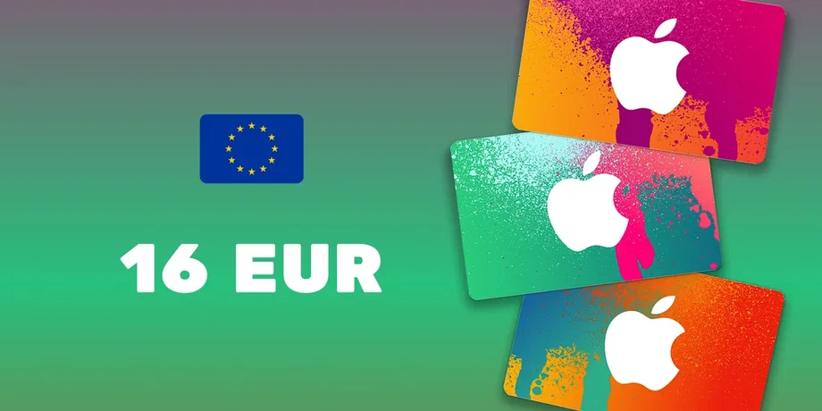 Apple iTunes 16 EUR Gift Card (Ireland) gallery image 2