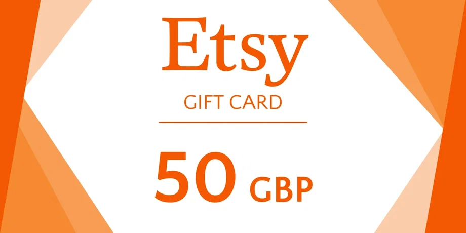 Etsy 50 GBP Gift Card (United Kingdom) gallery image 2