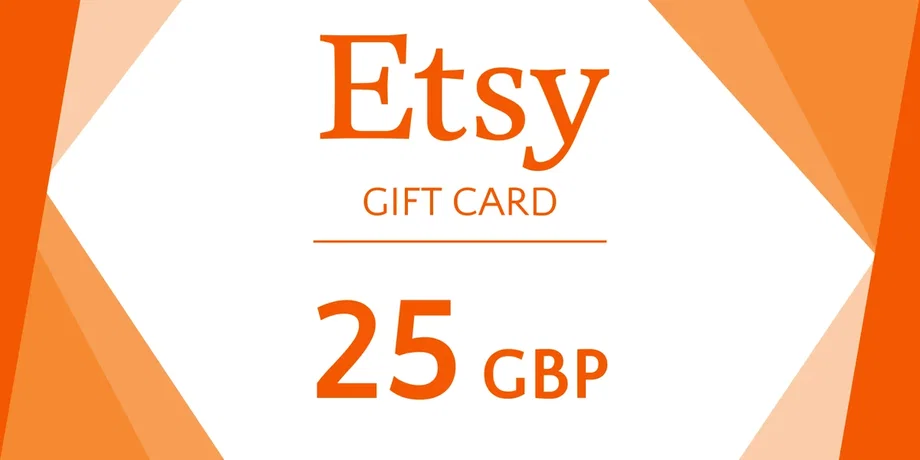 Etsy 25 GBP Gift Card (United Kingdom) gallery image 2