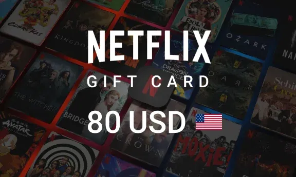 Netflix 80 USD Gift Card (United States) gallery image 1