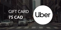Uber 75 CAD Gift Card (Canada) thumb 2