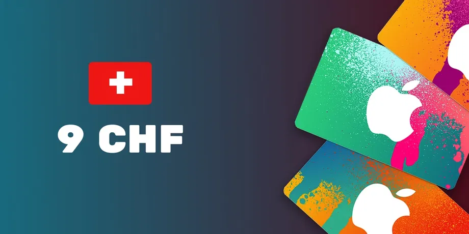Apple iTunes 9 CHF Gift Card (Switzerland) gallery image 2