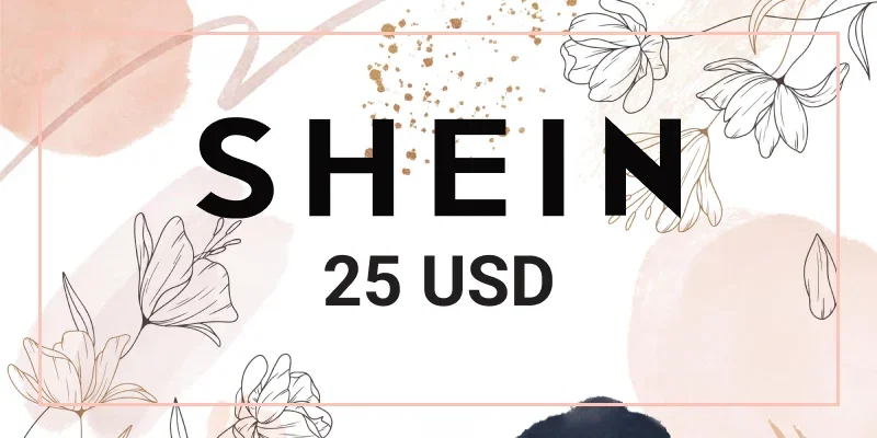 SHEIN 25 USD Gift Card (United States) gallery image 2