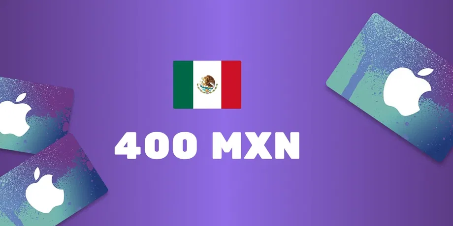 Apple iTunes 400 MXN Gift Card (Mexico) gallery image 2