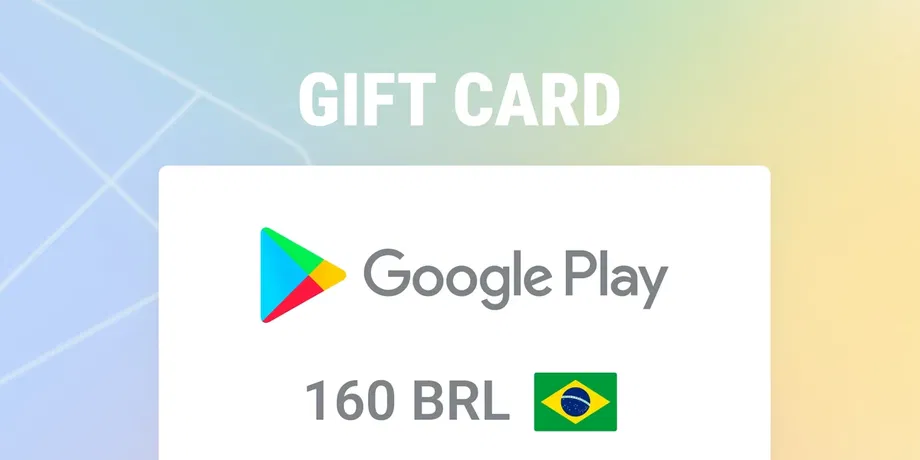 Google Play 160 BRL Gift Card (Brazil) gallery image 2