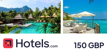 Hotels.com 150 GBP Gift Card (Global)