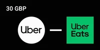 Uber 30 GBP Gift Card (Global) thumb 2