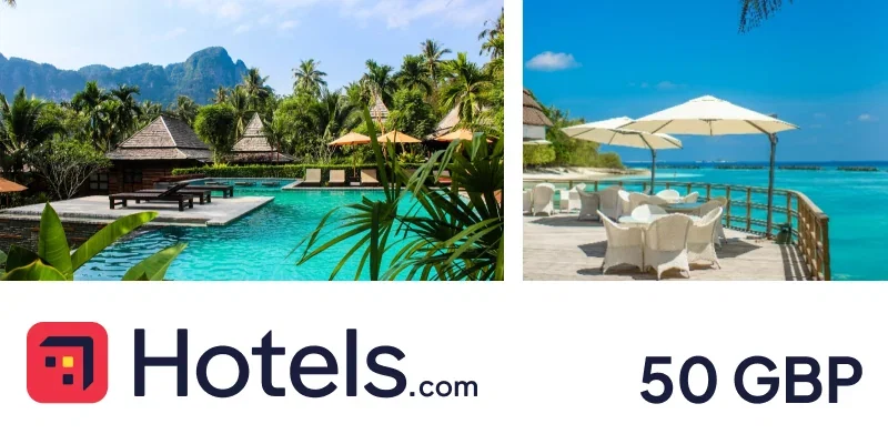 Hotels.com 50 GBP Gift Card (Global) gallery image 2