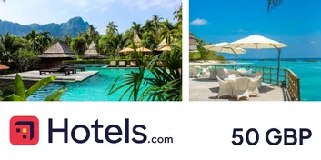 Hotels.com 50 GBP Gift Card (Global)