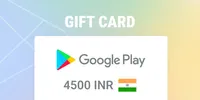 Google Play 4500 INR Gift Card (India) thumb 2