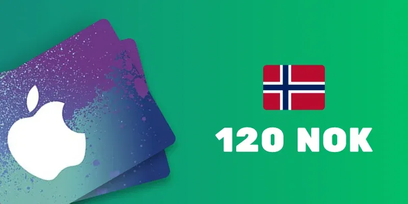 Apple iTunes 120 NOK Gift Card (Norway) gallery image 2