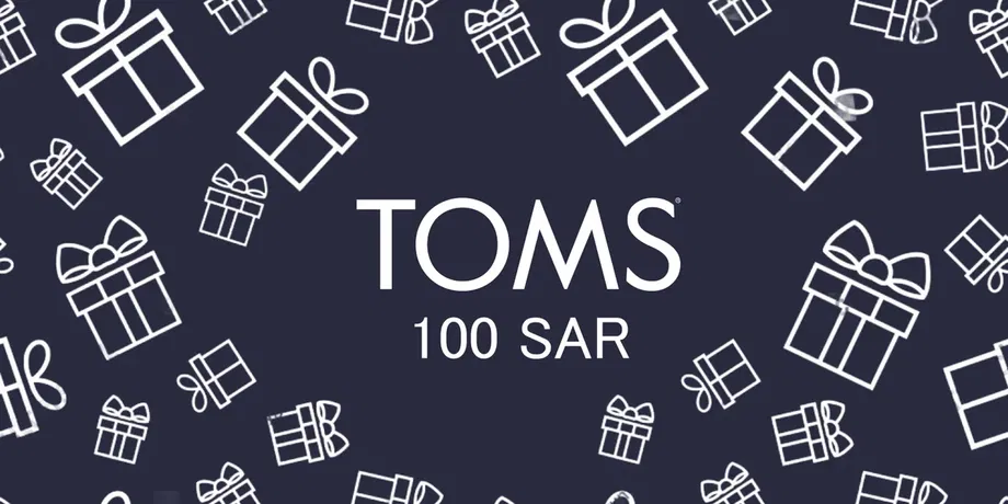 Toms 100 SAR Gift Card (Saudi Arabia) gallery image 2