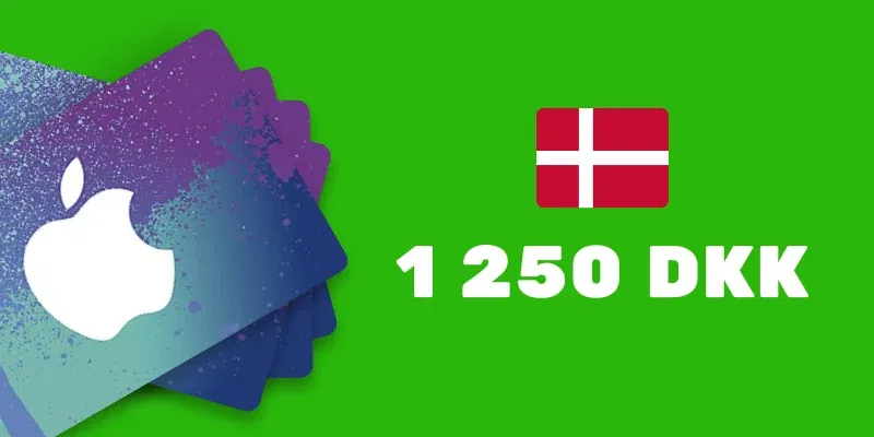 Apple iTunes 1250 DKK Gift Card (Denmark) gallery image 2