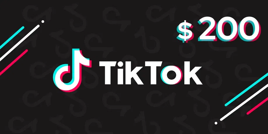 TikTok 200 USD Gift Card (Global) gallery image 2