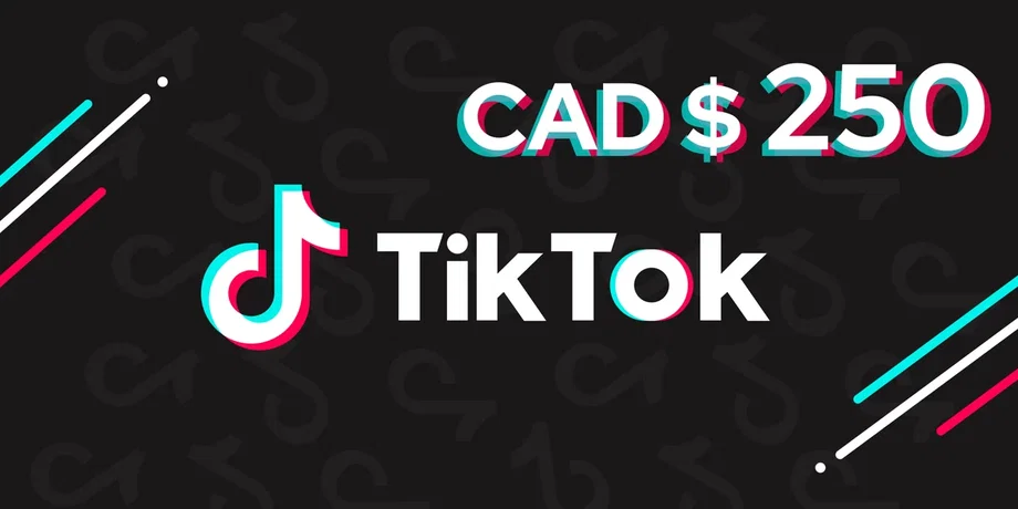 TikTok 250 CAD Gift Card (Global) gallery image 2