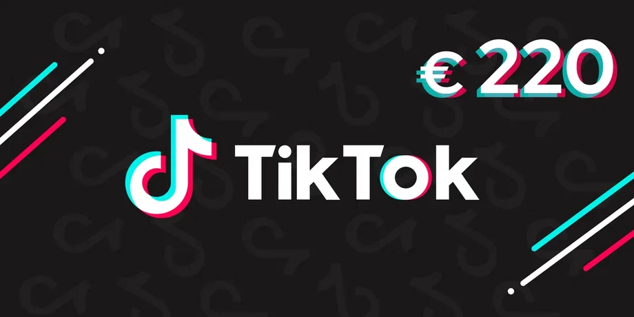 TikTok 220 EUR Gift Card (Europe) gallery image 2