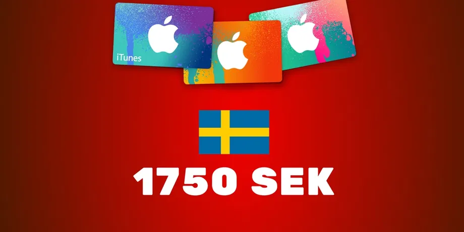 Apple iTunes 1750 SEK Gift Card (Sweden) gallery image 2
