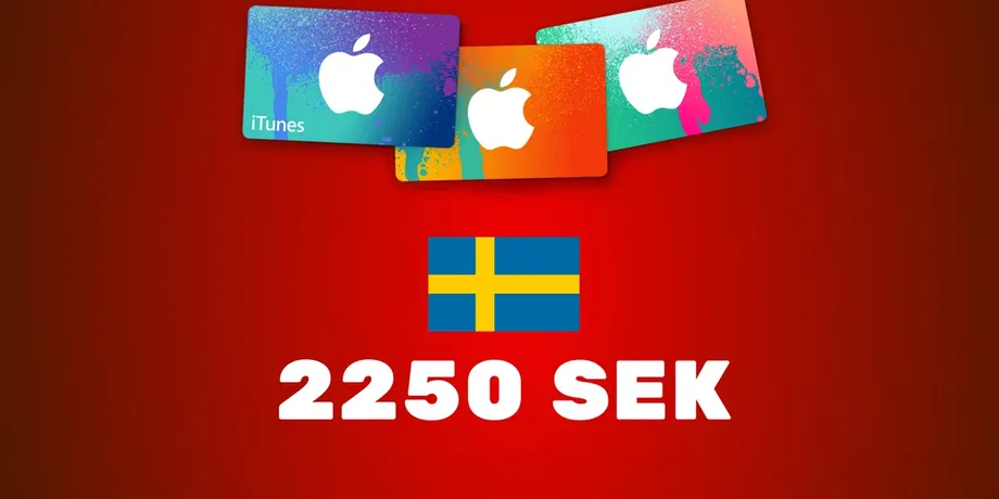 Apple iTunes 2250 SEK Gift Card (Sweden) gallery image 2