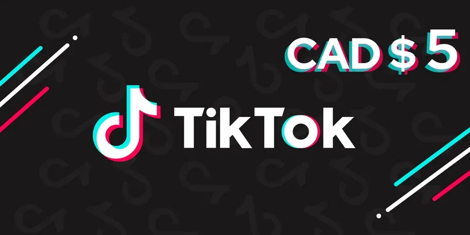 TikTok 5 CAD Gift Card (Global) gallery image 2