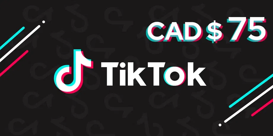 TikTok 75 CAD Gift Card (Global) gallery image 2