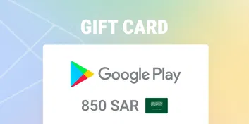 Google Play 850 SAR Gift Card (Saudi Arabia)