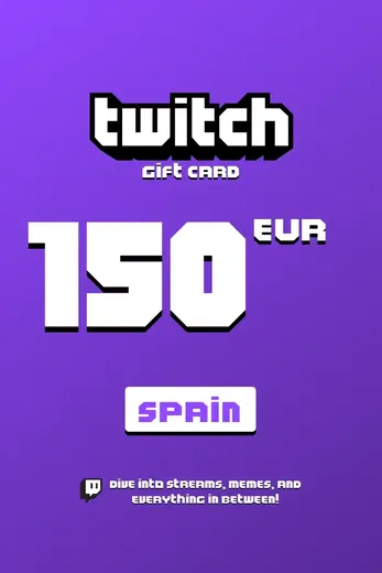 Twitch 150 EUR Gift Card (Spain) gallery image 2
