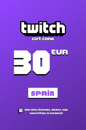 Twitch 30 EUR Gift Card (Spain) gallery image 2