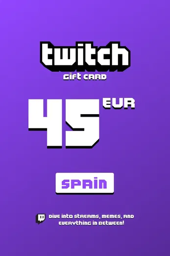 Twitch 45 EUR Gift Card (Spain) gallery image 2