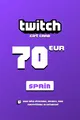 Twitch 70 EUR Gift Card (Spain) thumb 2