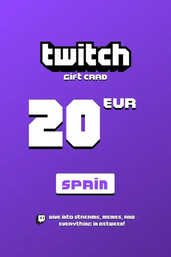 Twitch 20 EUR Gift Card (Spain) gallery image 2