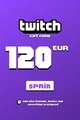 Twitch 120 EUR Gift Card (Spain) thumb 2