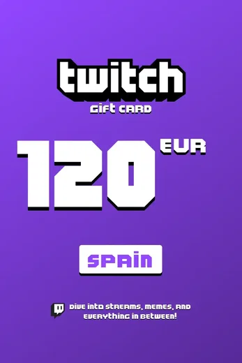 Twitch 120 EUR Gift Card (Spain) gallery image 2