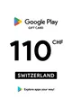 Google Play 110 CHF Gift Card (Switzerland) thumb 2