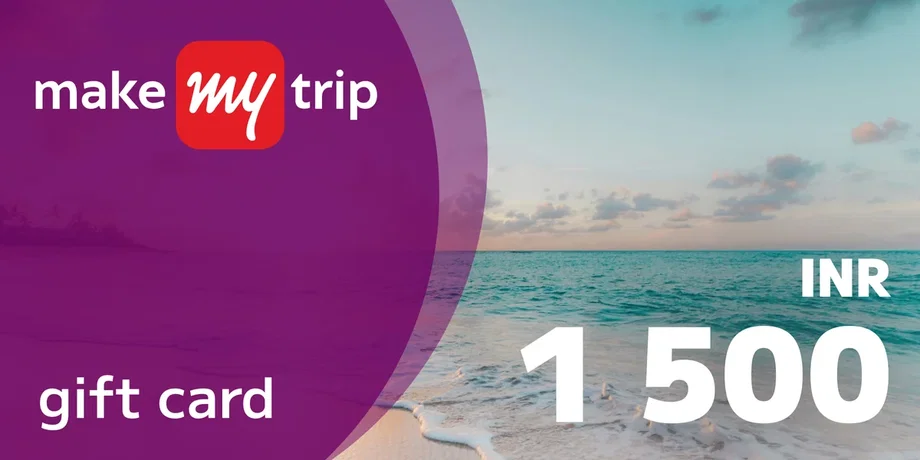 MakeMyTrip 1500 INR Gift Card (India) gallery image 2