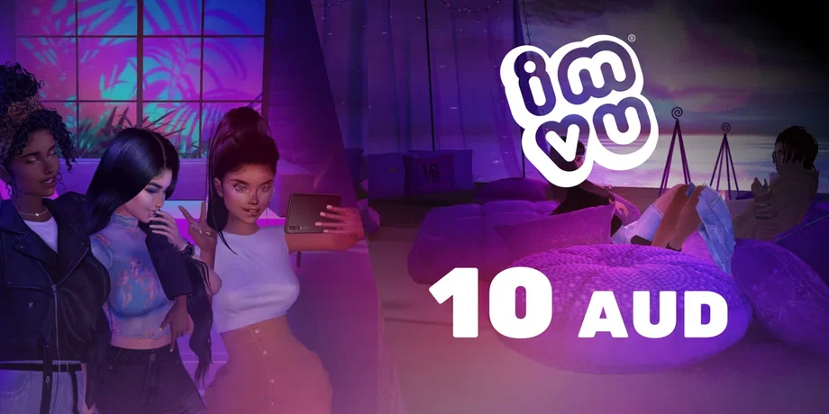IMVU Game 10 AUD Gift Card (Australia) gallery image 2