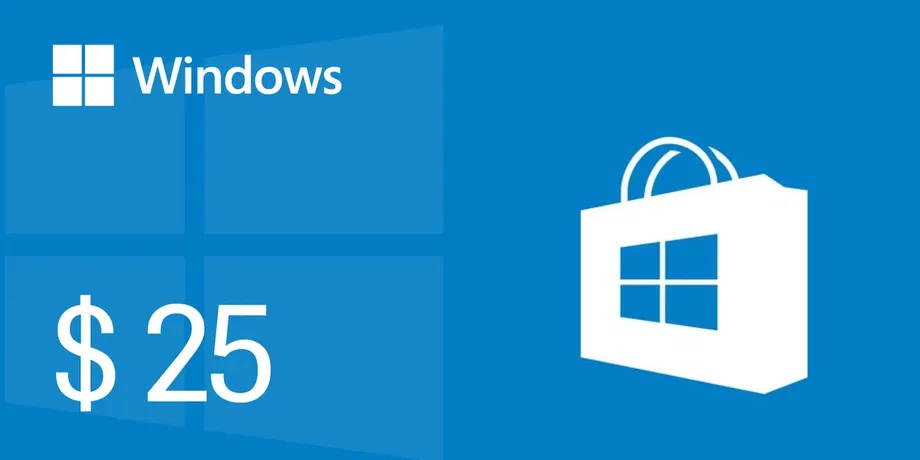 Windows Store 25 USD Gift Card (United States) gallery image 2