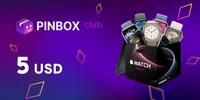 Pinbox Club 5 USD Gift Card (Global) thumb 2
