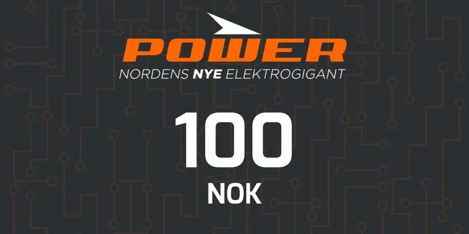 Power 100 NOK Gift Card (Norway) gallery image 2