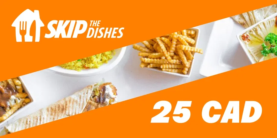 SkipTheDish 25 CAD Gift Card (Canada) gallery image 2