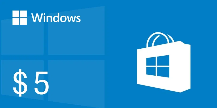 Windows Store 5 USD Gift Card (United States) gallery image 2