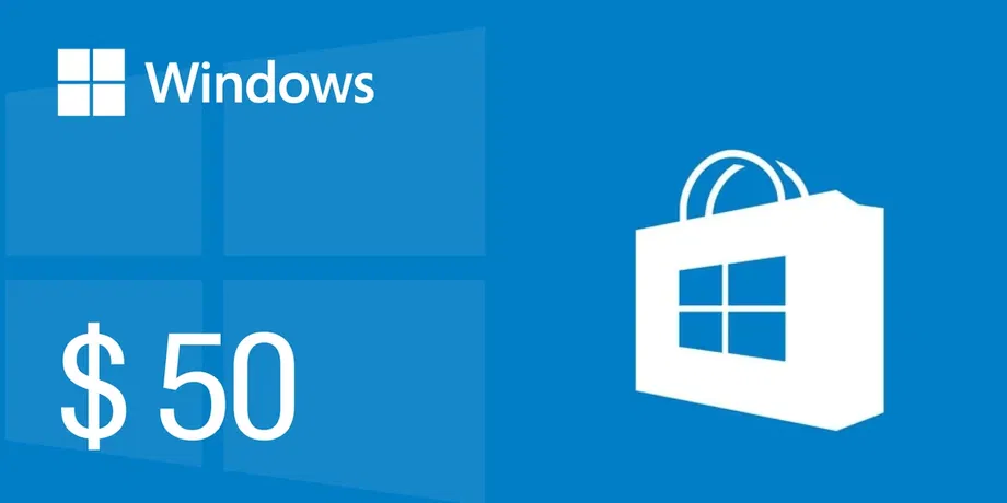 Windows Store 50 USD Gift Card (United States) gallery image 2