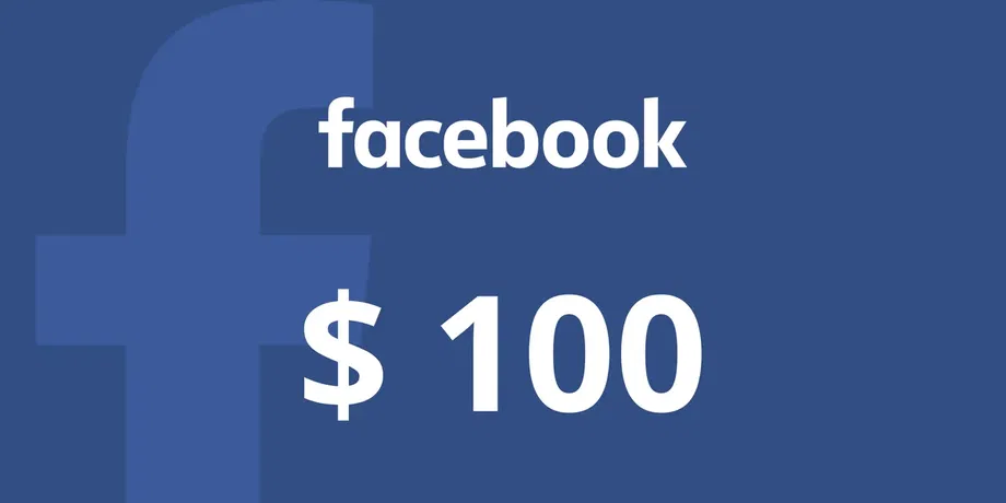 Facebook 100 USD Gift Card (Global) gallery image 2