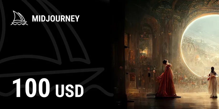 Midjourney 100 USD Gift Card (Global) gallery image 2